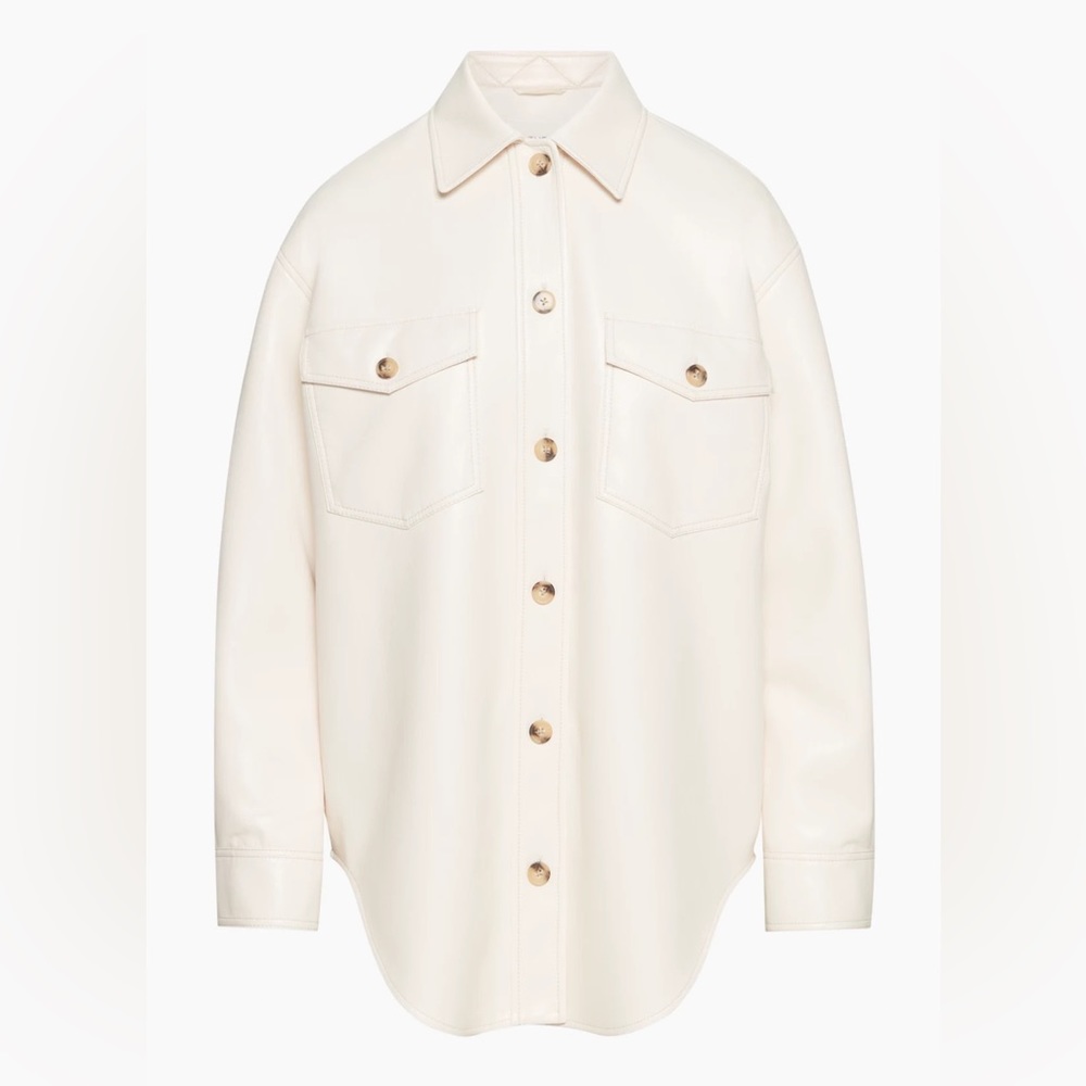 Wilfred Ganna Shirt Jacket Vegan Leather